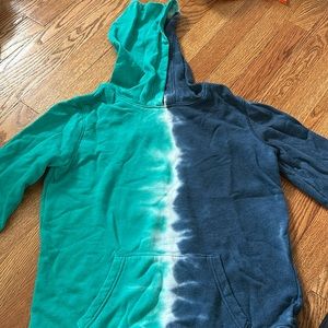 Teal and Blue kids sweater from Lands End